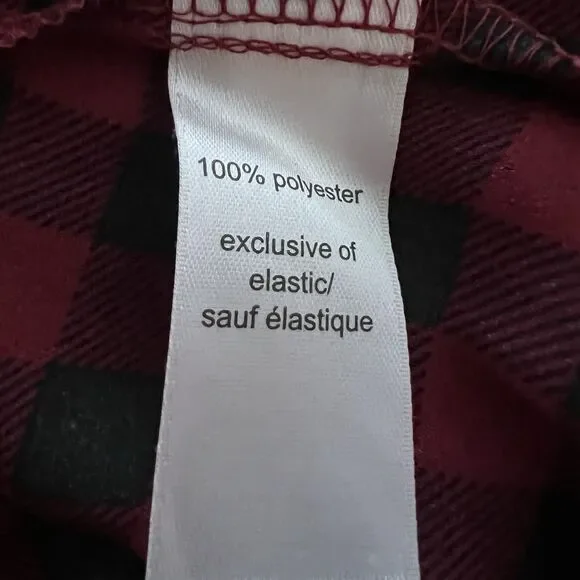 New Maurice’s Women’s Top Medium Oversized Gingham Plaid Red Black Popover - Picture 4 of 5